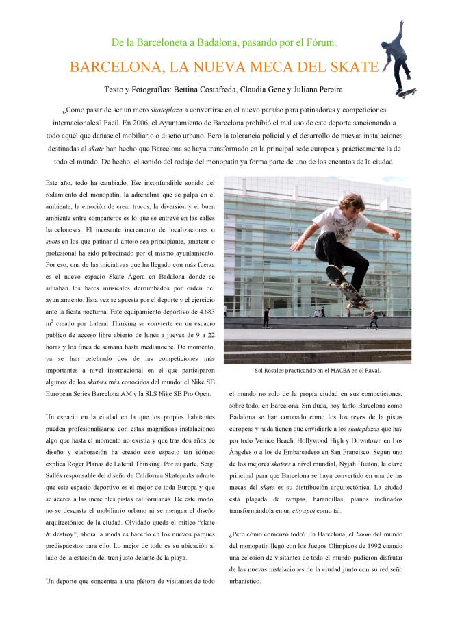 Barcelona, la nueva meca del skate